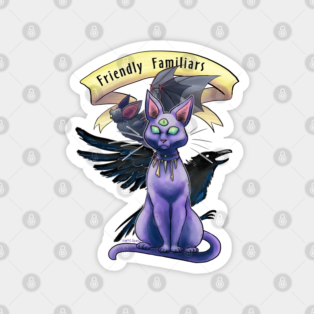 Friendly Familiars Magnet by swinku