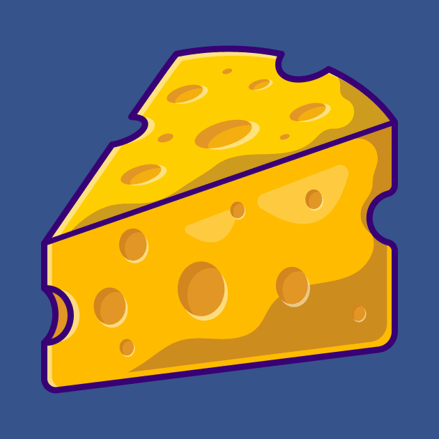 Cheese Cartoon Illustration by Catalyst Labs