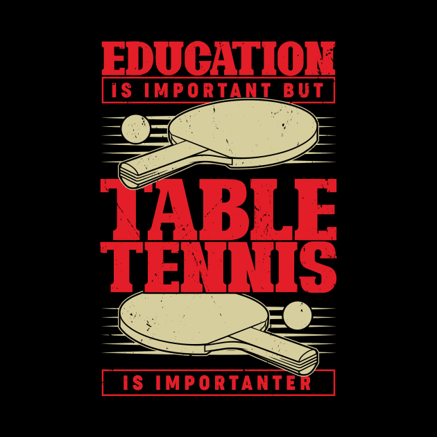 Funny Table Tennis Player Gift by Dolde08