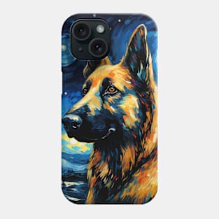 German Shepherd Night Phone Case