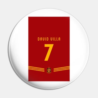 David Villa 7 Pin
