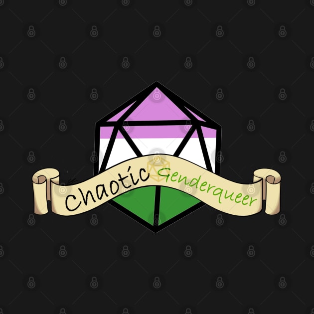 Dnd Chaotic Genderqueer Dice by Beansprout Doodles