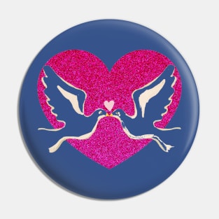 Love Birds Pin