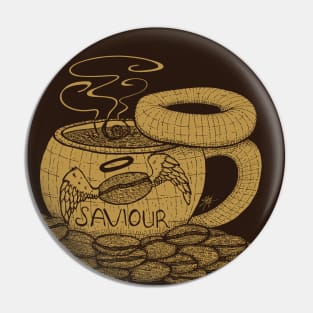 Faith in Coffee Pin