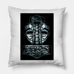 Thors hammer Pillow