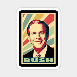 George W. Bush Vintage Colors Magnet