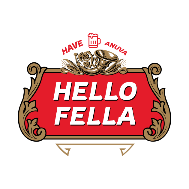 Hello Fella by PrintzStore