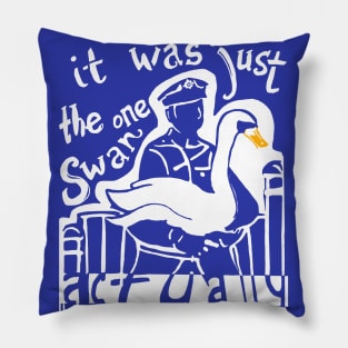 It was just the one swan actually Pillow