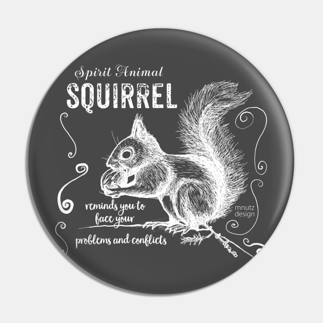 Spirit animal - Squirrel white Pin by mnutz