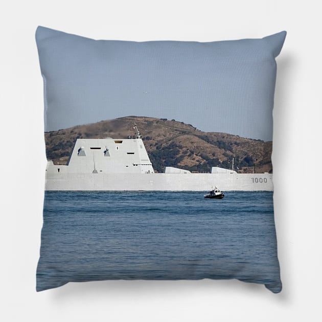 Guided In The Bay Pillow by AH64D