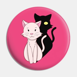 Cat and Hidden Cat Pin