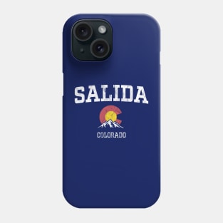 Salida Colorado CO Vintage Athletic Mountains Phone Case