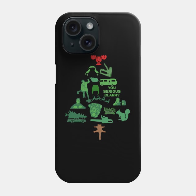 Christmas Vacation Christmas Tree Phone Case by Bigfinz