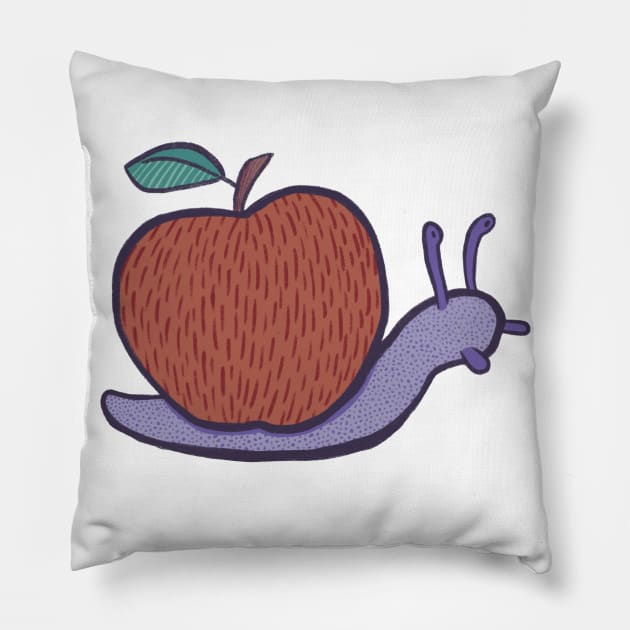 Apple Snail Pillow by magicae