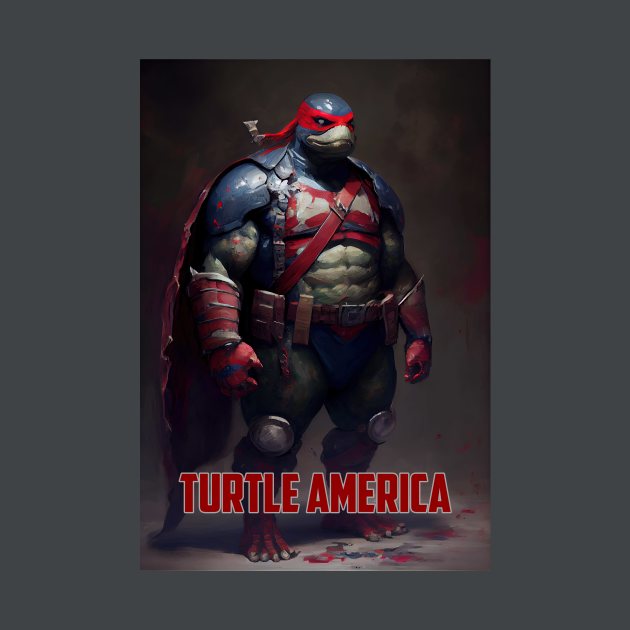 Turtle America - Oil paint by ABART BY ALEXST 