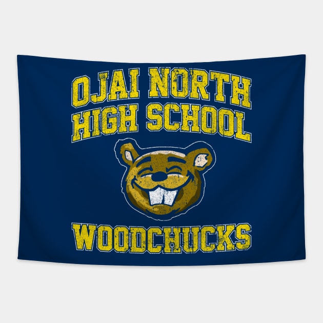 Ojai North High School Woodchucks Tapestry by huckblade