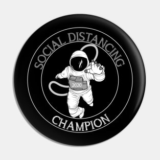 social distancing champion Pin