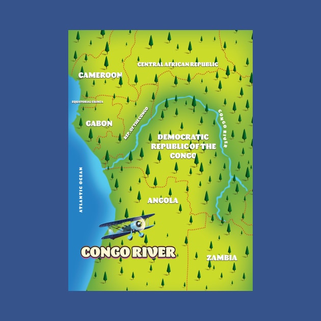 Congo River Map by nickemporium1