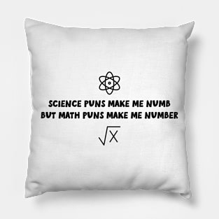 Funny Math Pun Pillow