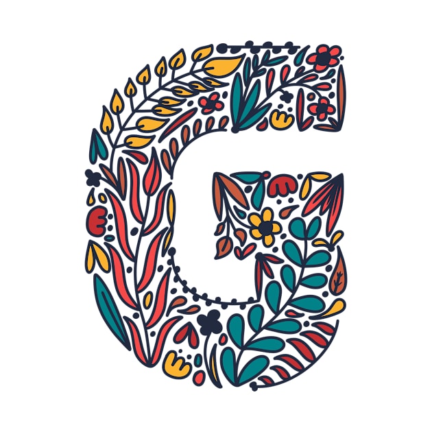 Tropical Letter G by Cascade Patterns