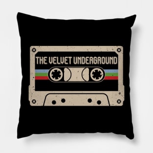 Personalized Underground Name Birthday Vintage Cassette Tape Pillow