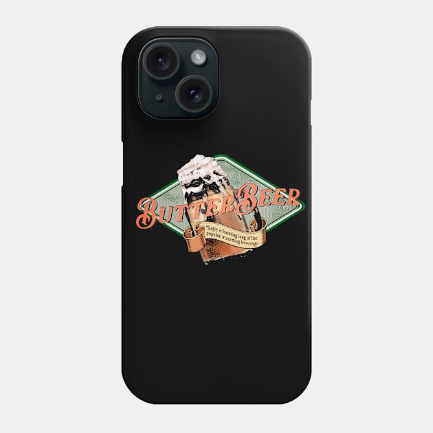 Butterbeer vintage print Phone Case by Afire