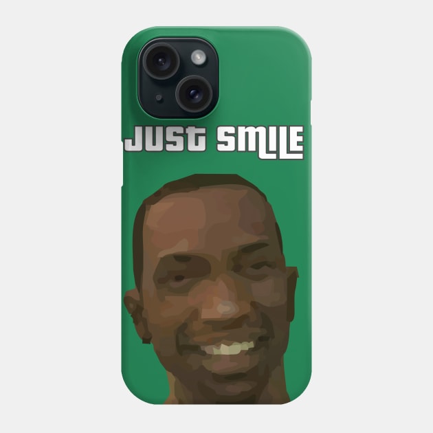 CJ Just Smile Phone Case by Vish artd