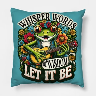 wisper words of wisdom let it be Pillow