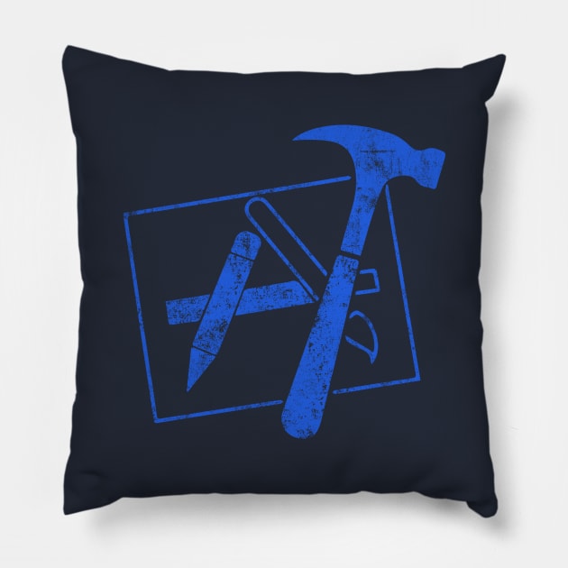 Vintage Xcode Pillow by vladocar