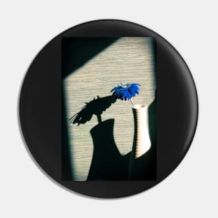 Blue Gerbera Pin