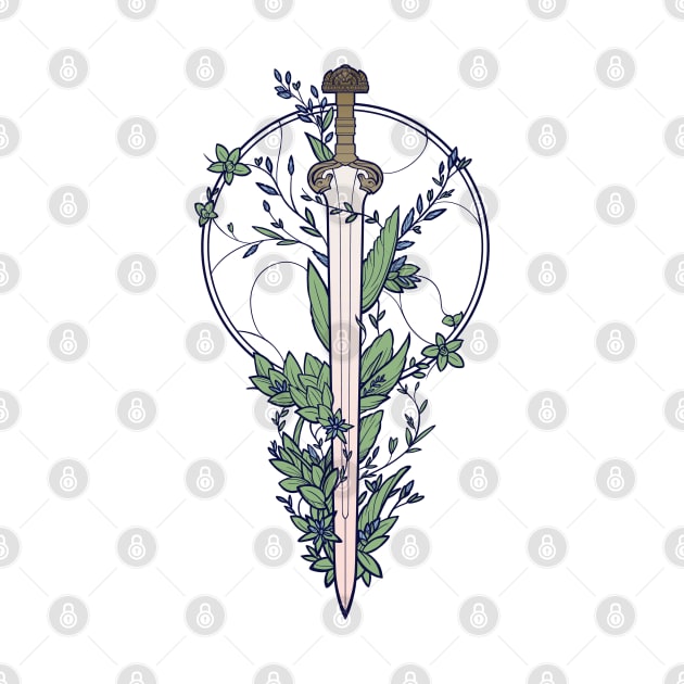 Sword of the Shieldmaiden by njonestees