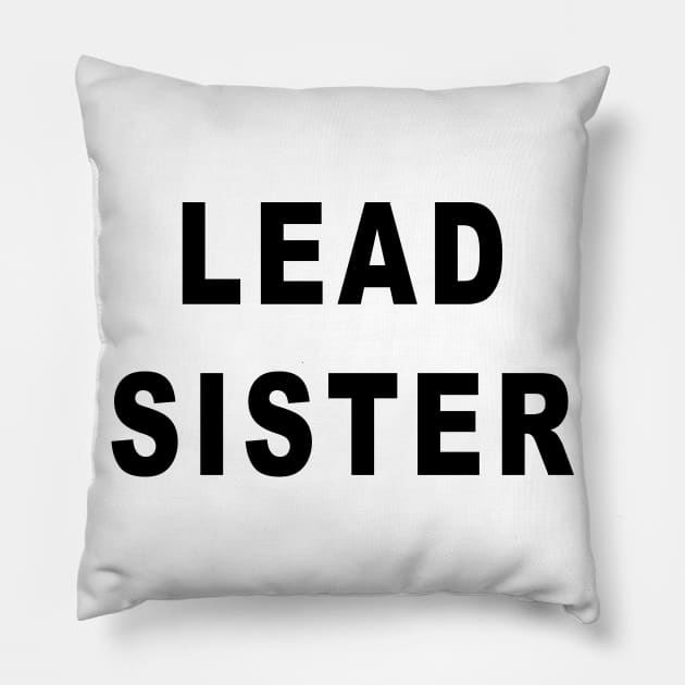 Lead Sister Pillow by TheCosmicTradingPost