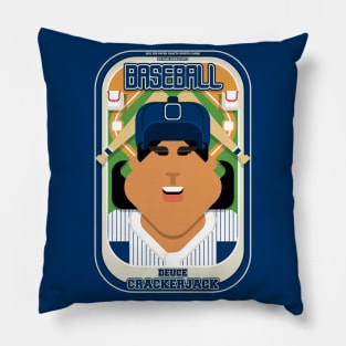 Baseball Blue Pinstripes - Deuce Crackerjack - Indie version Pillow