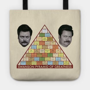 Ron Swanson Greatness Parks and Recreation Tote