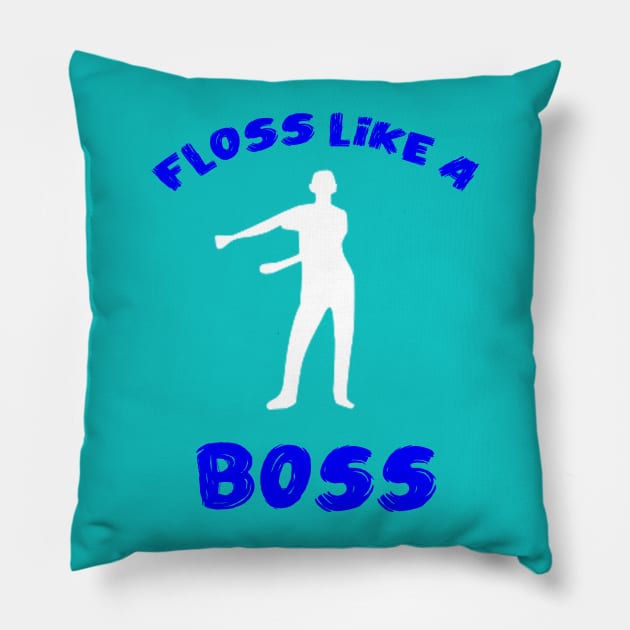 Floss like a boss Pillow by limerockk