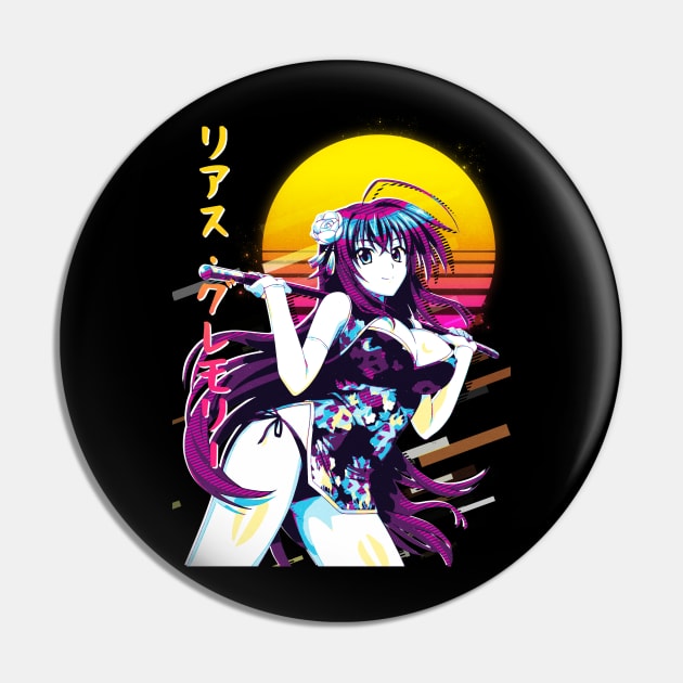 High School DxD - Rias Gremory Pin by 80sRetro