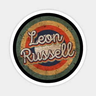 Leon Name Personalized Russell Vintage Retro 60s 70s Birthday Gift Magnet