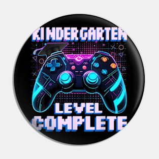 Kindergarten Level Complete Graduation Class 2024 Boys Gamer Pin