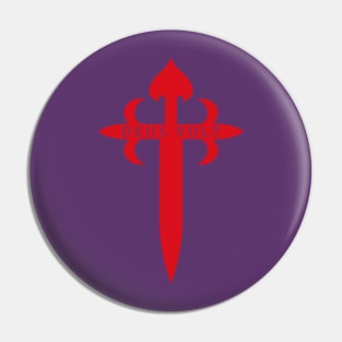 St James Cross T-Shirt Pin