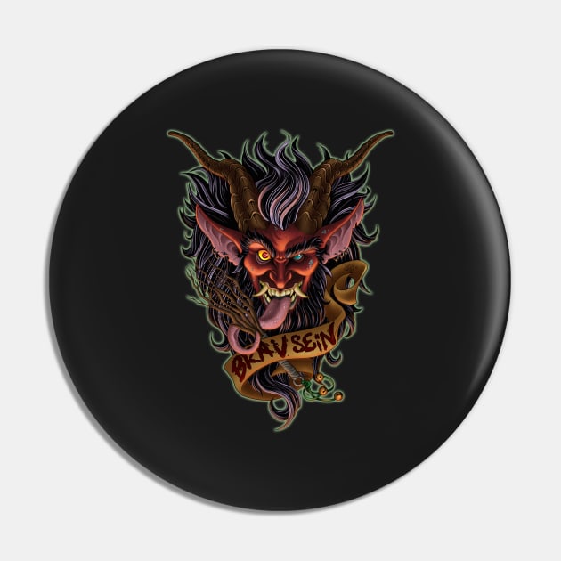 Krampus Pin by Krampussy