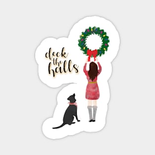 Deck the Halls Magnet