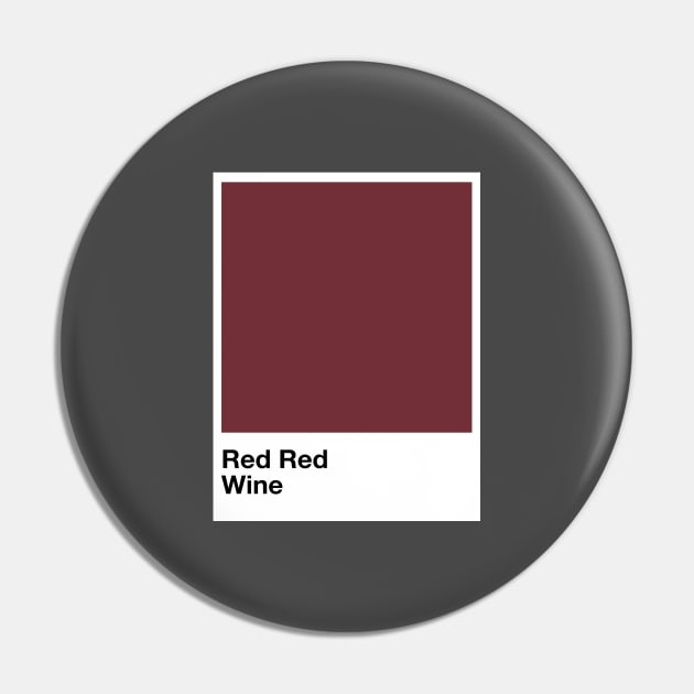 Pantone Red Red Wine Pin by Perezzzoso