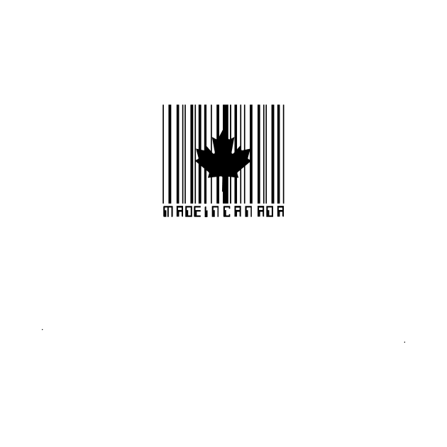 Made In Canada - Barcode Travel Souvenir by bluerockproducts