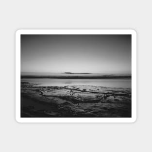 Dawn at an Icy Beach in Tracadie, New Brunswick Canada v4 Magnet