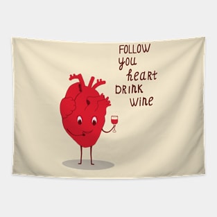 Love wine Tapestry