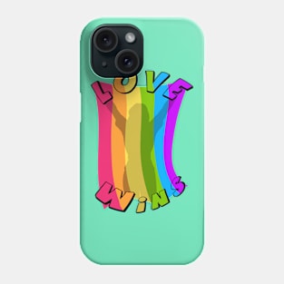 love wins for gay love is love Phone Case