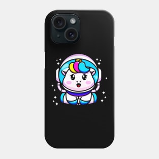 Cute Unicorn Astronaut Kawaii Chibi Children Phone Case