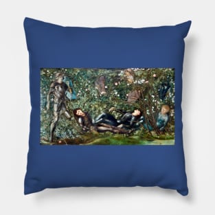 The Knights and the Briar Wood - Edward Burne-Jones Pillow