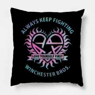 Always Keep Fighting Pillow