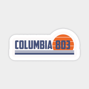 803 Columbia South Carolina Area Code Magnet